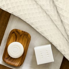 Полотенце вафельное COSAS Biscuit Greek Waffle 115x100 см Бежевый Софиевская Борщаговка