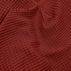 Полотенце вафельное COSAS Ruby Greek Waffle 50x70 см Бордовый Лозовая