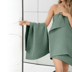 Рушник вафельний COSAS Meditative Greek Waffle 25x50 см М'ятний Вінниця