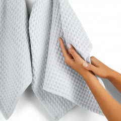 Рушник вафельний COSAS Snow Greek Waffle 50x70 см Білий Кропивницький