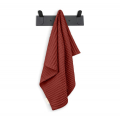 Рушник вафельний COSAS Ruby Greek Waffle 25x50 см Бордовий Бердянськ
