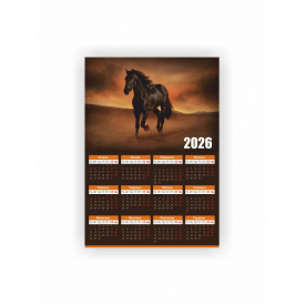 Календарь-плакат Vivay 2026 Год лошади А3 Разноцветный (hub_pai297)