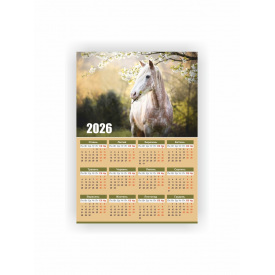 Календарь-плакат Vivay 2026 Год лошади А3 Разноцветный (hub_jw8cn0)