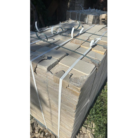 Бруківка пиляна з піщаника окатана 20*10*3