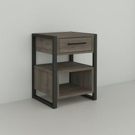 Тумба для передпокою Tobi Sho Степ ЛТ-8 у стилі Лофт з шухлядою, 460х350х600 мм Хортиця
