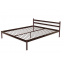 Кровать полуторная металлическая Метакам COMFORT-1 190x120 Коричневый Київ