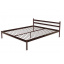 Кровать полуторная металлическая Метакам COMFORT-1 190x140 Коричневый Київ