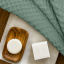 Полотенце вафельное COSAS Meditative Greek Waffle 75x75 см Мятный Ахтырка
