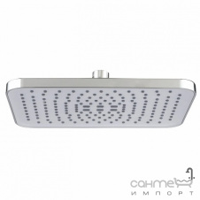 Прямоугольный верхний душ Qtap Hlavova QTHLA107CRM45785 хром/белый