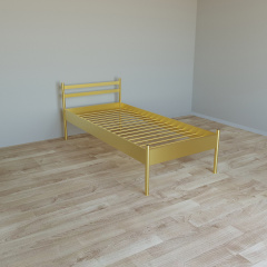 Кровать Tobi Sho COMFORT-1 односпальная металлическая 190X90 Золотой Київ