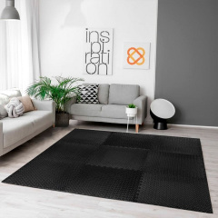 Підлогове покриття пазл Sticker Wall МР15 SW-00001169 600x600x10 мм Чорний (2823450868) Новояворівськ