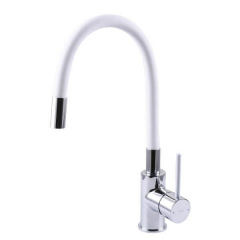 Змішувач для кухні Topaz Corsica TC 8853-02-CW, білий-хром (9694900304196120) Червоноград