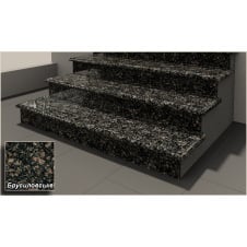 Гранітні сходинки Брусилівський червоно-сірі