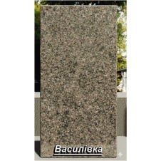 Гранітна плитка Василівка термооброблена зелено-коричнева