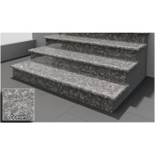 Гранітні сходинки Гранат (Крутнівське) сірі