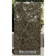 Гранітна плитка Василівка полірована зелено-коричнева