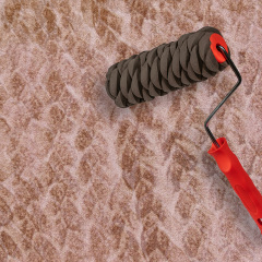 Структурний валик Magtools 804-2161 Плетена коса 60x200 мм Червоний (2828186986) Київ