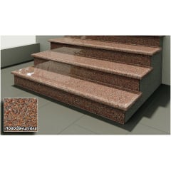 Гранітні сходинки новоданилівські червоні Полтава