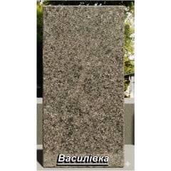 Гранітна плитка Василівка термооброблена зелено-коричнева Львов