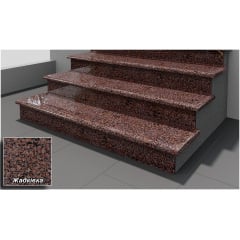 Гранітні сходинки Жадківка (Корецький) червоні Вишневое