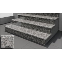 Гранітні сходинки Гранат (Крутнівське) сірі Пологи