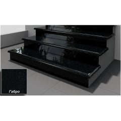 Гранітні сходинки Габро чорні Ізмаїл