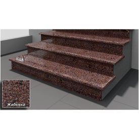Гранітні сходинки Жадківка (Корецький) червоні