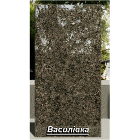 Гранітна плитка Василівка полірована зелено-коричнева