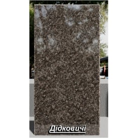 Гранітна плитка Дідковичі полірована коричнева