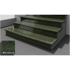 Гранітні сходинки Маславський зелені