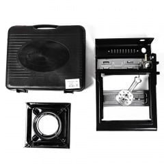 Портативная газовая плита Meteor Loves Home 342x275x113 мм Черный (304234) Киев