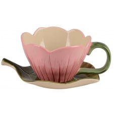 Чашка Led Handmade Flower 380 мл Рожевий (7133166)