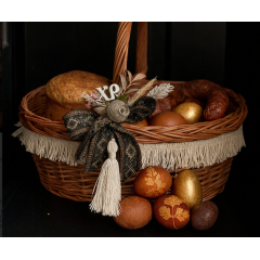 Пасхальная корзина “этно минимализм”, 33х25 см Броды