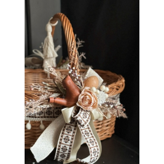 Пасхальная корзина “стильный этнос”, 34х26 см Лубны