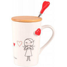 Чашка Led Love Is D 360 мл Белый (7133177)