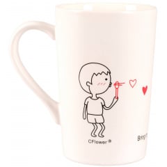 Чашка Led Love Is D 360 мл Белый (7133177) Самбор