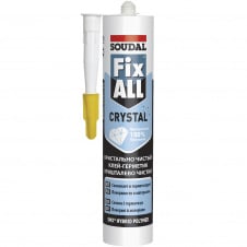 Клей-герметик SOUDAL FIX ALL Crystal Кристально-чистый Прозрачный 290 мл