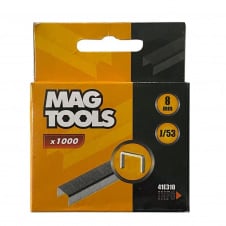 Скоби для степлера гартовані Magtools 8 мм Сріблястий 1000 шт