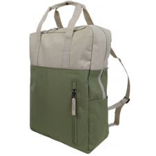 Сумка-рюкзак 2в1 LS Live in style 27 л Бежево-оливковый