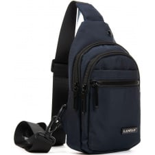 Сумка чоловіча через плече LANPAD 14x20x8 см Синій (2618939663)