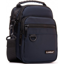 Мужская сумка на плечо LANPAD 15x19x8 см Синий (2569318106)