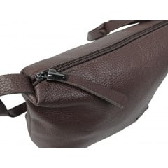 Жіноча сумка наплічна Borsacomoda 21x11x29 см Темно-коричневий (810.037) Київ