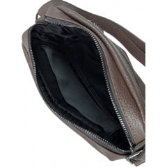 Сумка жіноча на плече Borsacomoda 25x17x10 см Темно-коричневий (2860821059) Київ