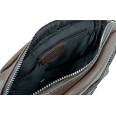 Сумка жіноча на плече Borsacomoda 25x17x10 см Темно-коричневий (2860821059) Київ