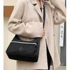 Сумка-кроссбоди женская Confident 25x11x29 см Черный (2197323923) Нежин