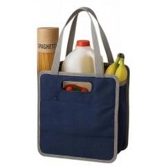 Сумка-шопер складана No Brand Clevaful 20 л 38x36x18 см Синій (2856156104) Київ