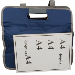 Сумка-шопер складана No Brand Clevaful 20 л 38x36x18 см Синій (2856156104) Київ