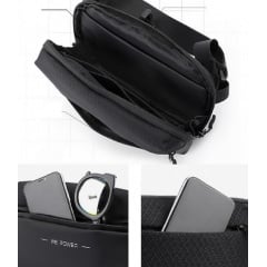 Сумка поясная бананка Confident 24x15x4 см Черный (1831957044) Покровск