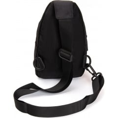 Сумка-слінг чоловіча LANPAD 82085 24x13x7 см Чорний (2513989484) Петрове