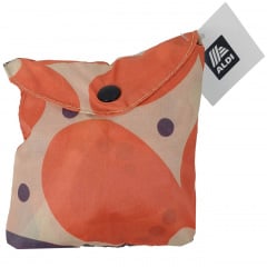 Сумка-шопер складана ALDI 44x38 см Бежево-помаранчевий (2867063455) Херсон